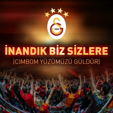 Cover of İnandık Biz Sizlere - Cimbom Yüzümüzü Güldür by Galatasaray Korosu